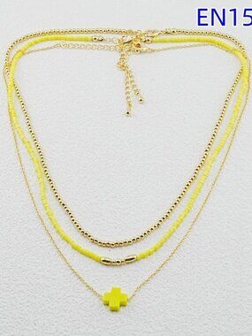 Enewton Colorful Cross Necklace